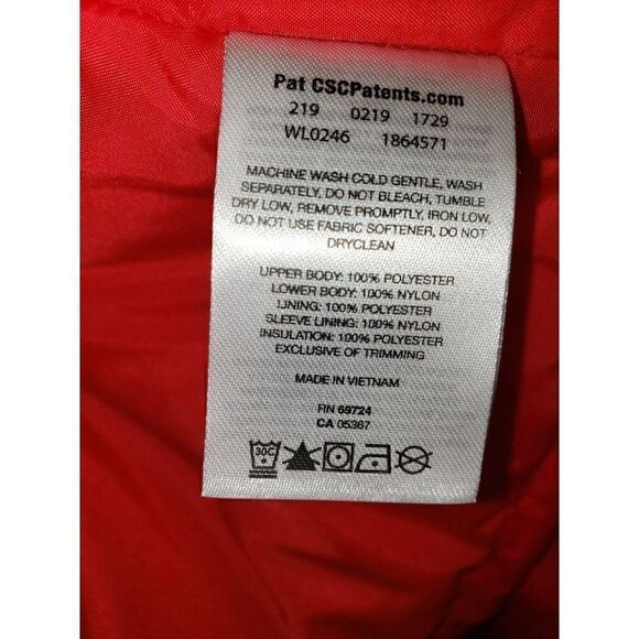 Columbia NEW Tipton Peak Red Hooded Jacket XS - Picture 8 of 10